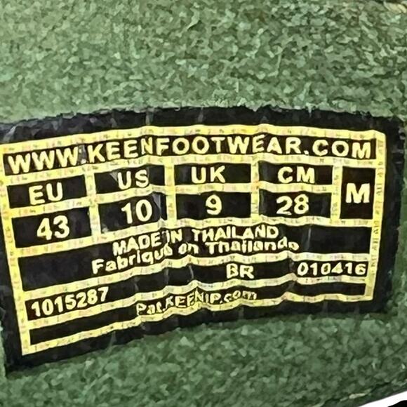 Keen Men’s Uneek Green Trail Hiking Water Sandals Size US 10 - Picture 10 of 10